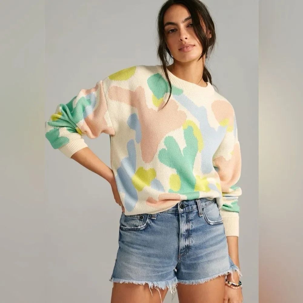 Anthropologie Bobo Choses Printed Pullover Sweater NWT